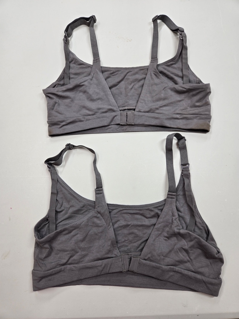 QUINCE Pack Of 2 Micromodal Low Support Maternity & Nursing Bra 7862 - Picture 4 of 13